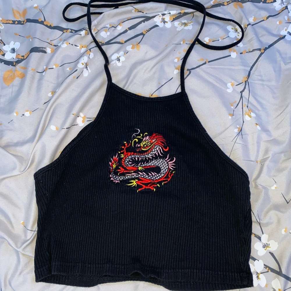 Halter crop top